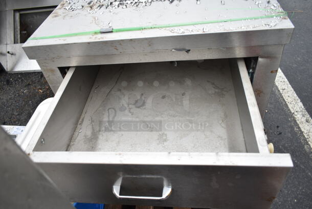 Stainless Steel Counter w/ Drawer and Under Shelf.  - Image 4 of 4