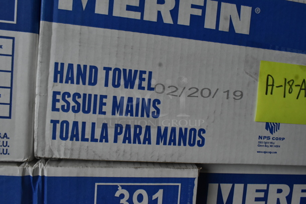 PALLET LOT of 24 Boxes of 6 BRAND NEW! Merfin 391 1-Ply 1000' White Center Pull Paper Towel Roll. 24 Times Your Bid! - Image 5 of 5