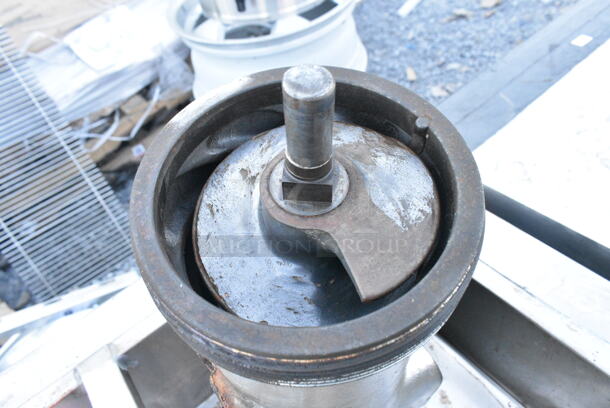 Metal Commercial Grinder Attachment for Meat Grinder Hub.  - Image 3 of 3