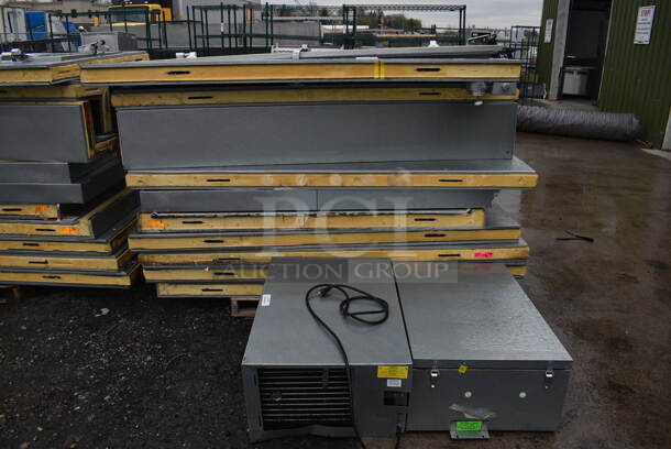 Norlake 6'x8'x7.5' SELF CONTAINED Walk In Cooler Box w/ Floor, Copeland Model RST64C1E-CAV-108 Compressor and Norlake Model CPB075DC-A Condenser. Picture of the Unit Before Removal Is Included In the Listing. 208-230 Volts, 1 Phase. - Image 9 of 9