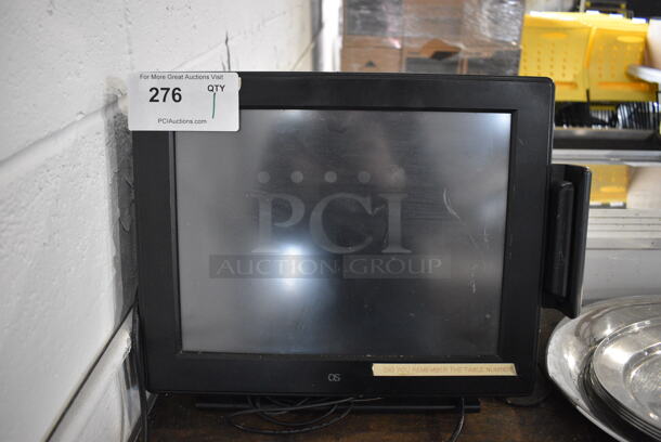 OS 15" POS Monitor w/ Credit Card Reader - Image 1 of 4