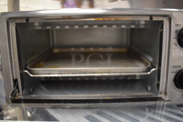 Kitchen Smith MF10CDL Commercial Stainless Steel Electric Countertop  Toaster Oven With Steel Tray. 120V.  - Image 4 of 5