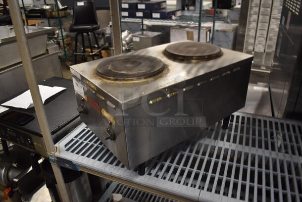 Cecilware Commercial Stainless Steel Countertop Electric Powered Two Burner Hot Plate. 240 Volts, 1 Phase - Image 3 of 5
