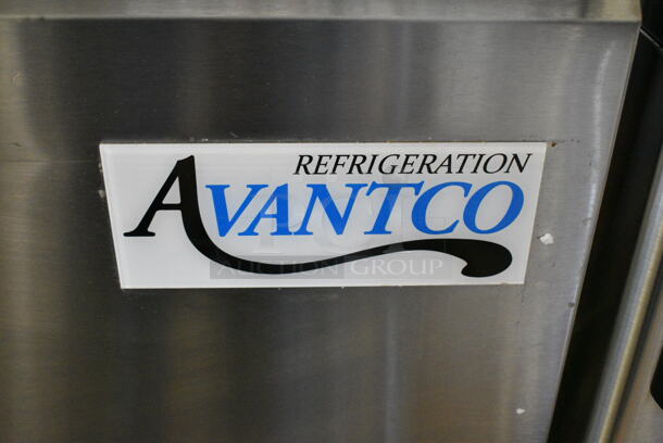 2024 Avantco 178SSWT48FHC Stainless Steel Commercial 2 Door Undercounter Cooler on Commercial Casters. 115 Volts, 1 Phase. Tested and Working! - Image 2 of 8