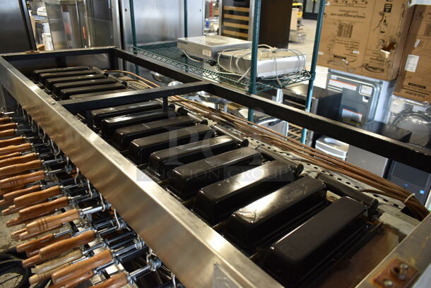 Tomasi CH-53-TE-EXP Stainless Steel Commercial Floor Style Natural Gas Powered 53 Spit Rotisserie Oven. - Image 8 of 11