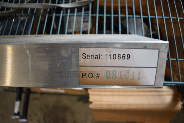 Stainless Steel Commercial Warming Strip. 38x6x2.5 - Image 4 of 5