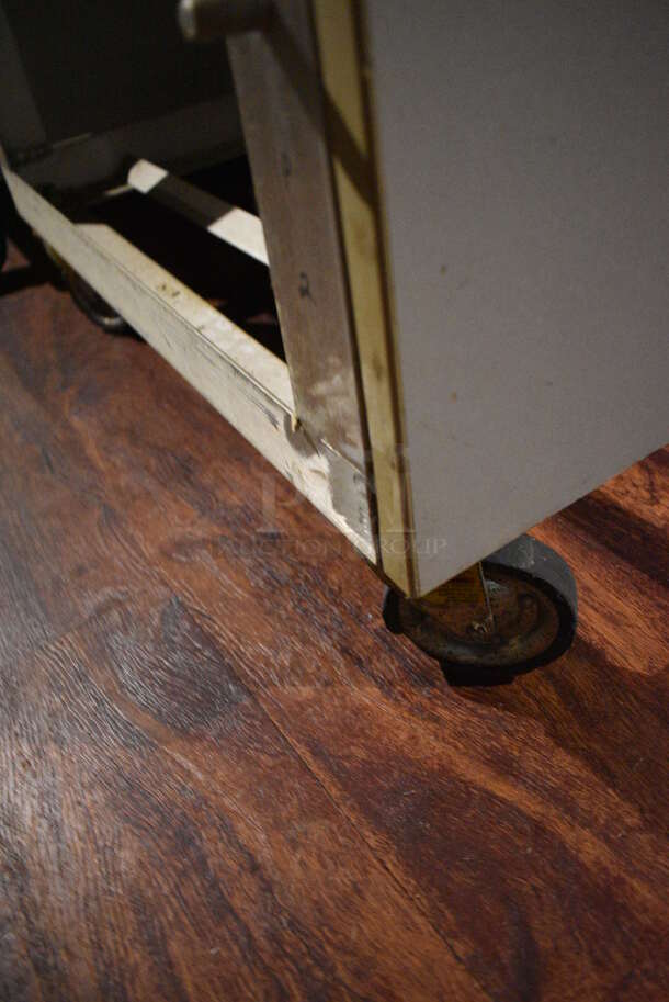 3 Metal Portable Counters on Commercial Casters. Includes 44x27x39.5. 3 Times Your Bid! (lounge) - Image 5 of 5