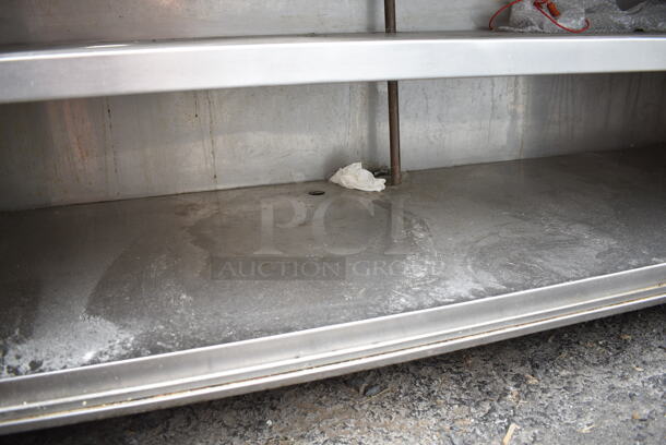 Stainless Steel Soda Station w/ 2 Under Shelves.  - Image 4 of 5
