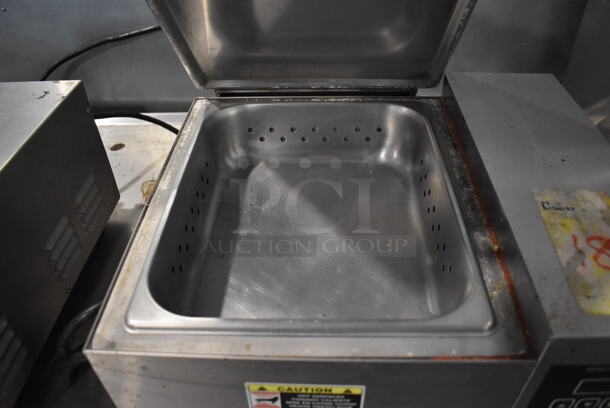 Antunes DFW-250CF Stainless Steel Commercial Countertop Deluxe Food Steamer. 120 Volts, 1 Phase. 17x17x8. Tested and Working! - Image 4 of 5