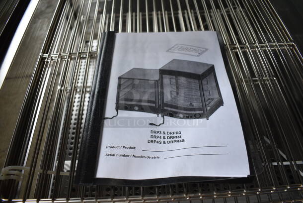 BRAND NEW! Doyon Stainless Steel Commercial Countertop Warming Display Cabinet Merchandiser w/ Metal Racks. 22x22x29.5. Tested and Working! - Image 5 of 5