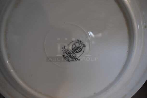 30 White Ceramic Plates. 10.5x10.5x1. 30 Times Your Bid!  - Image 3 of 3