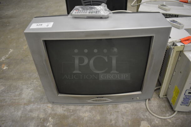 2 Color TV's. APEX AT2402 and RCA F25424.  2 Times Your Bid! (Main Building)