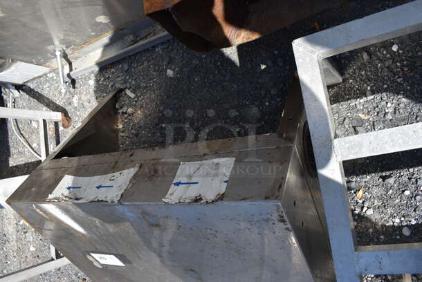 Stainless Steel Wall Mount Shelf. 30x20x24 - Image 3 of 4