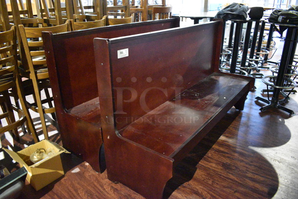 2 Wooden Single Sided Bench. 72x23x42. 2 Times Your Bid! (lounge) - Image 3 of 3