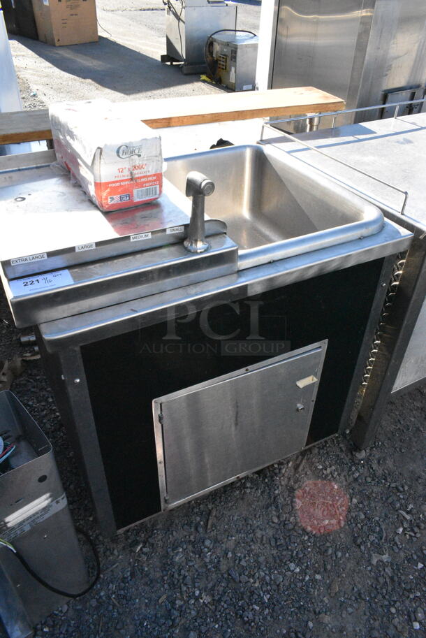 Stainless Steel Commercial Portable Unit w/ Bay on Commercial Casters.  - Image 2 of 9