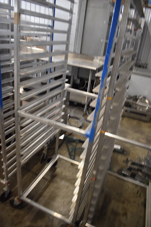 Metal Commercial Pan Transport Rack on Commercial Casters. 20.5x26x70 - Image 3 of 3