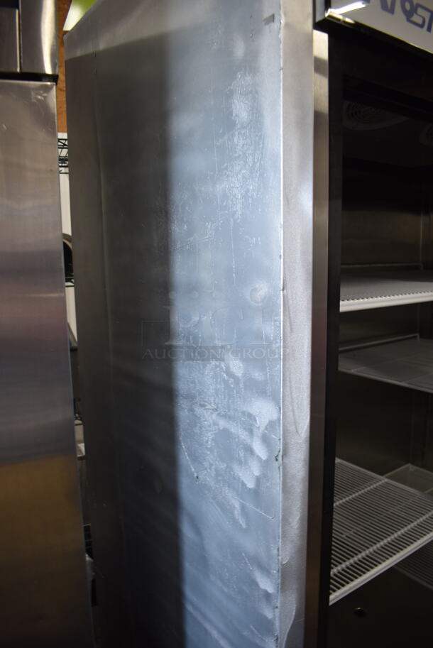 2021 Atosa MCF8709GR Commercial Stainless Steel 2-Door Merchandiser Cooler With Polycoated Shelves. 115V, 1 Phase. Tested and Working! - Image 4 of 7