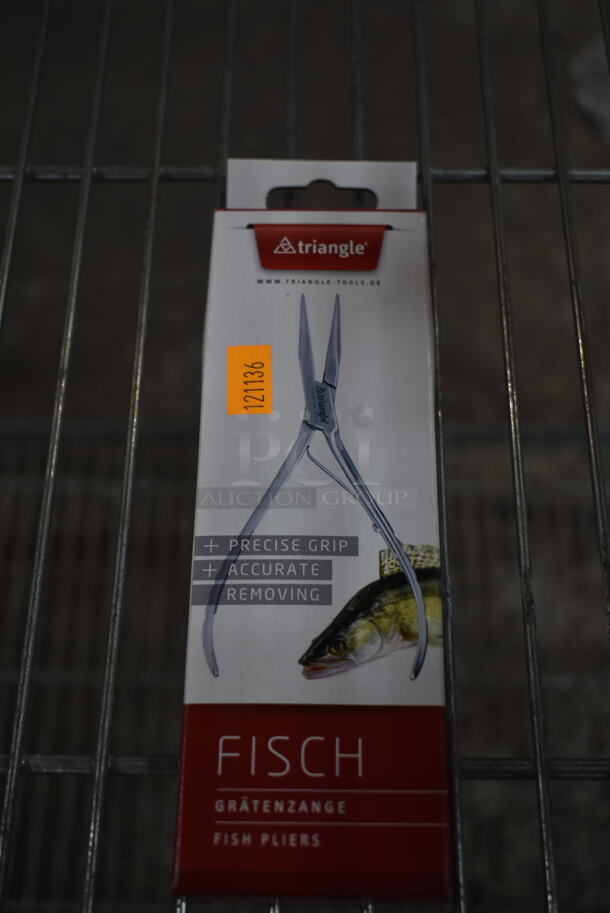 Lot of Various BRAND NEW! Items Including Labels, 4 Can Openers, Fish Plier, Strainer Plates - Image 6 of 12