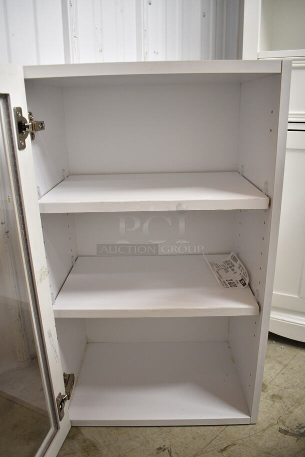 2 Pieces of White Furniture; Cabinet and Freemont Linen Cabinet. 2 Times Your Bid! - Image 4 of 12