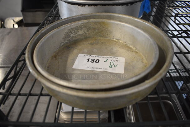 ALL ONE MONEY! Lot of 8 Various Round Baking Pans. Includes 10.5x10.5x2 - Image 3 of 3