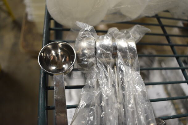 6 BRAND NEW! Stainless Steel 1 Tablespoon Scoopers. 12.5". 6 Times Your Bid! - Image 2 of 3