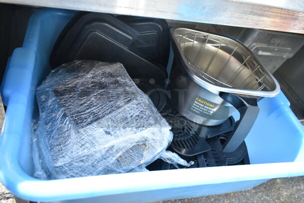 Stainless Steel 3 Tier Cart on Commercial Casters.  - Image 5 of 6