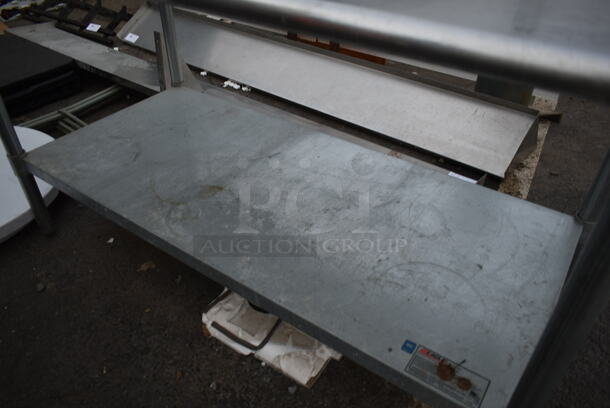 Eagle Stainless Steel Commercial Table w/ Back Splash and Under Shelf. - Image 3 of 5