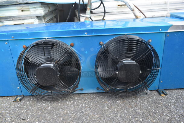 2 6'x8' Mr Winter Walk In Boxes - 1 Cooler and 1 Freezer w/ QTAJA7494ZXD-WC 200-230 Volt Compressor, QTAVA2490ZXN WC 220 Volt Compressor, Eagle EVWAL090B 230 Volt, 1 Phase Evaporator Fan and Eagle EVWEL090B 230 Volt, 1 Phase Evaporator Fan. Freezer Box Has a Floor, Cooler Box Does Not Have a Floor. 2 Times Your Bid! Picture of the Units Before Removal Is Included In the Listing. - Image 4 of 12