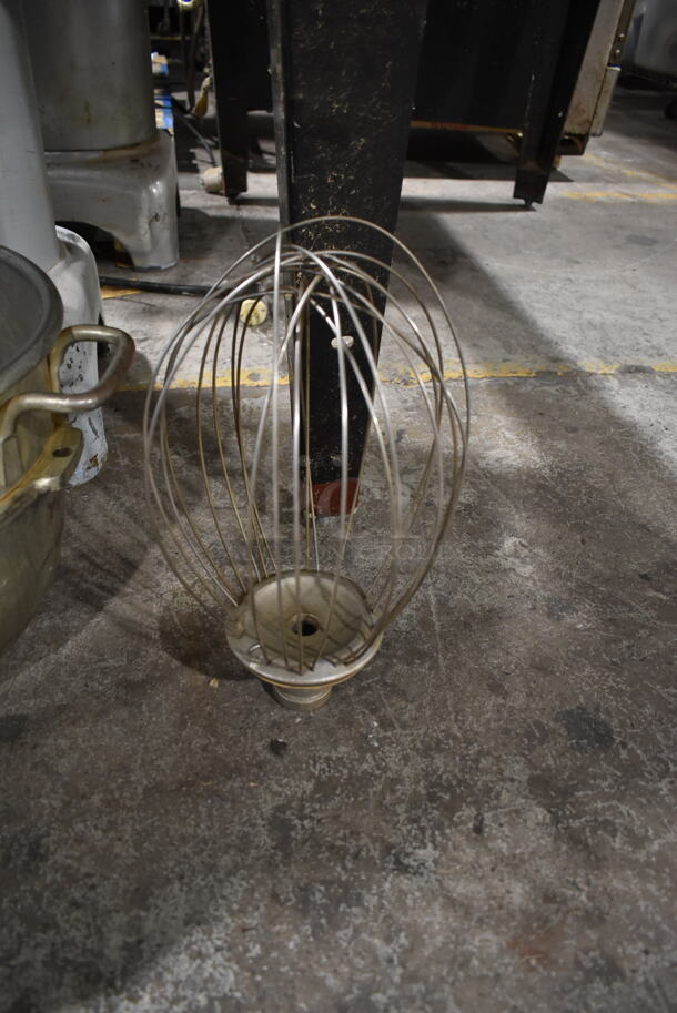 ALL ONE MONEY! Lot of DS30 Metal 30 Quart Mixing Bowl, 2 DS30ED Dough Hook Attachment and DS30D 30 Quart Whisk Attachment.  - Image 11 of 11