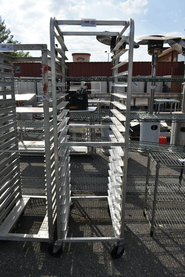 Metal Commercial Pan Transport Rack on Commercial Casters. - Image 1 of 2