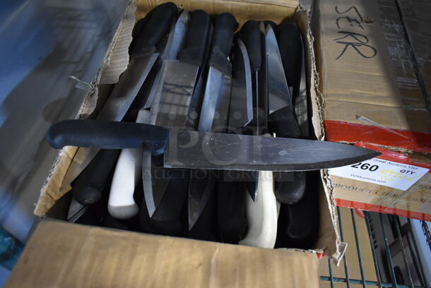 50 SHARPENED Stainless Steel Knives Including Chef. 50 Times Your Bid! - Image 3 of 5