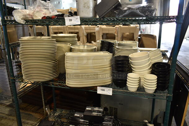 ALL ONE MONEY! Tier Lot of Various Items Including Ceramic Plates and Bowls - Image 1 of 4