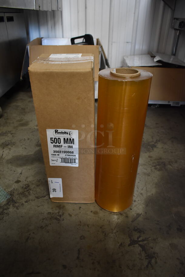 BRAND NEW IN BOX! Resinite 500 MM RMF-IM Plastic Wrap Roll - Image 1 of 4