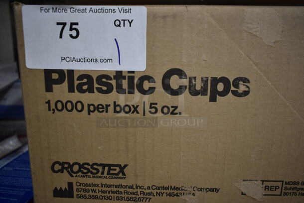 Box of BRAND NEW Crosstex 5 oz Plastic Cups - Image 2 of 4