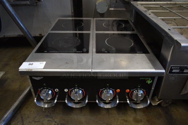 Vollrath 924HIMC Stainless Steel Commercial Countertop Electric Powered 4 Burner Induction Range. 208/240 Volts, 1 Phase.  - Image 1 of 4
