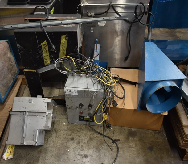 ALL ONE MONEY! Lot of 5 Various Items Including Control Panel and Metal Duct - Image 1 of 9