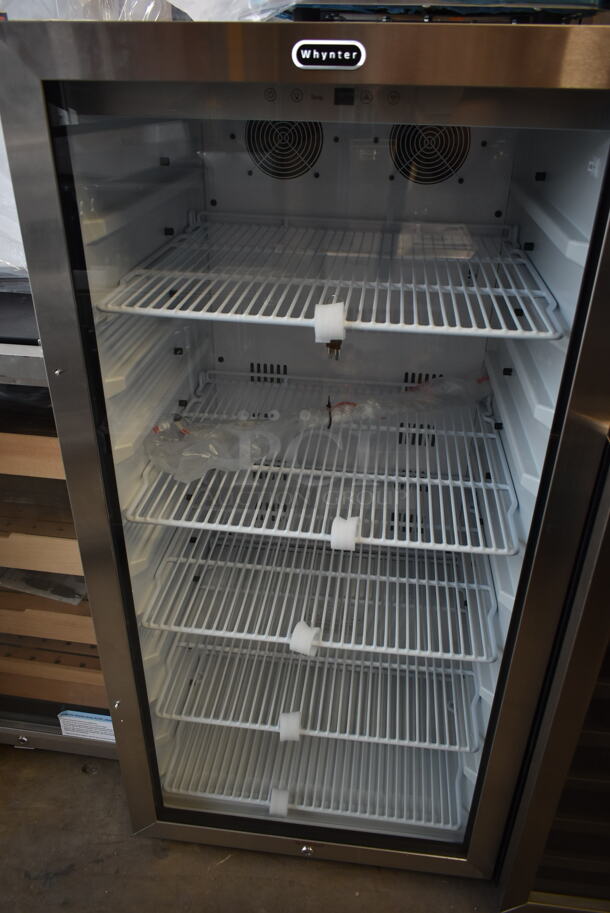 BRAND NEW SCRATCH AND DENT! Whynter CBM-815WS Freestanding 8.1 CF Commercial Beverage Merchandiser. 115 Volts, 1 Phase. Tested and Working! - Image 3 of 6