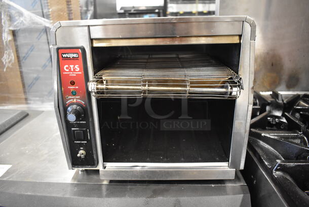 Waring CTS1000 Stainless Steel Commercial Countertop Conveyor Toaster Oven. 120 Volts, 1 Phase. Cannot Test Due To Cut Power Cord - Image 3 of 7