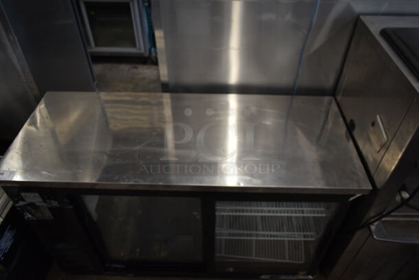 Kool-it KBB60-2G-24SD-A Stainless Steel Commercial 3 Door Back Bar Cooler Merchandiser. 115 Volts, 1 Phase. Tested and Working! - Image 2 of 7