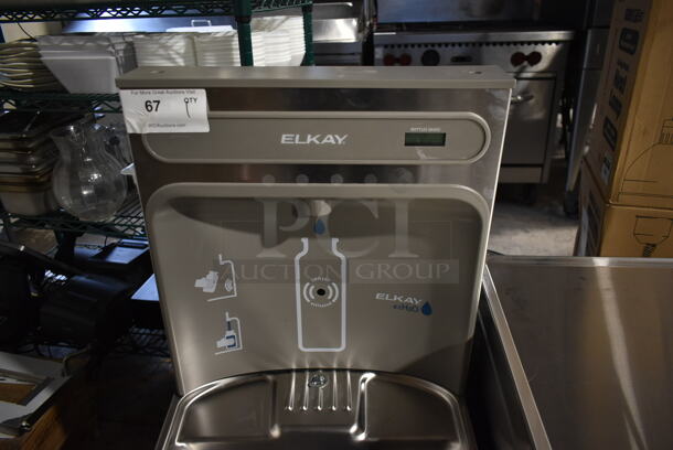 BRAND NEW SCRATCH AND DENT! Elkay EZWSR 1D Metal Wall Mount Water Fountain w/ Bottle Filler. 115 Volts, 1 Phase. - Image 3 of 6