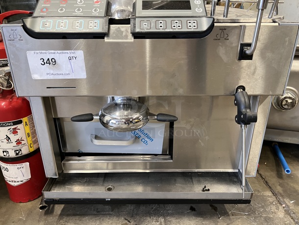 Stainless Steel Commercial Countertop Automatic Single Group Espresso Machine w/ Steam Wand. 208 Volts, 1 Phase. 21x27x25 - Image 4 of 7