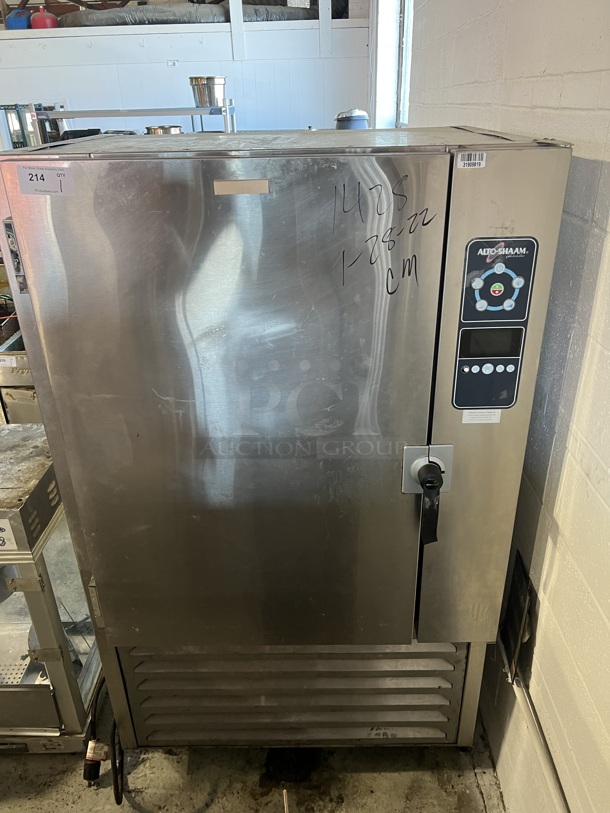 2011 Alto Shaam Model QC2-40 Stainless Steel Commercial Blast Chiller w/ 3 Probes. 115/208-230 Volts, 1 Phase. 44x35x75