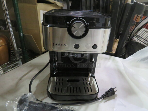One Jassy Espresso Machine. #JS-101A.