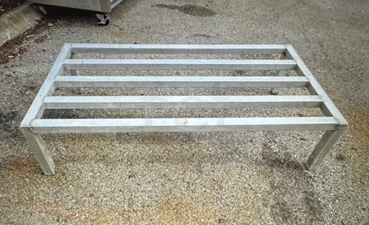 One Aluminum Dunnage Rack. 48X24X12
