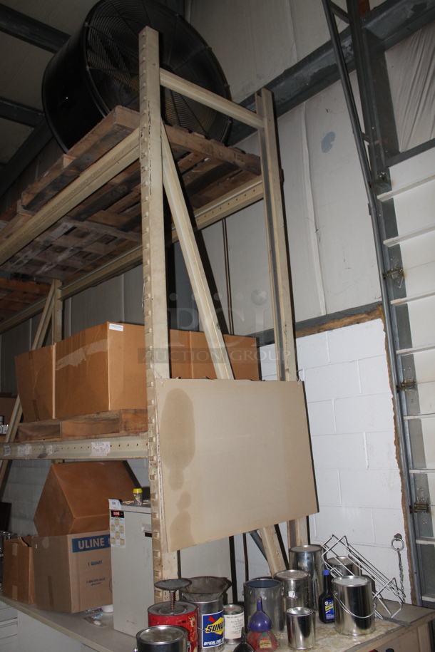 ALL ONE MONEY! Lot of Tan Metal Pallet Racking. Does Not Include Contents. BUYER MUST REMOVE. - Image 2 of 4