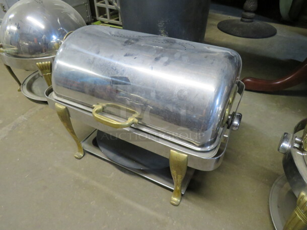 One Bon Chef Full Size  Roll Top Chafer With Gold Accent. - Image 3 of 3