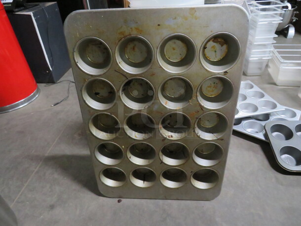 One 20 Hole Commercial Muffin Pan.