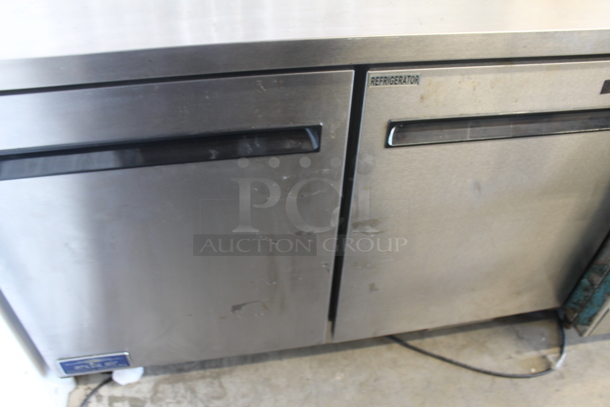 Arctic Air AUC48R Stainless Steel Commercial 2 Door Undercounter Cooler. 115 Volts, 1 Phase. Tested and Powers On But Does Not Get Cold - Image 3 of 10