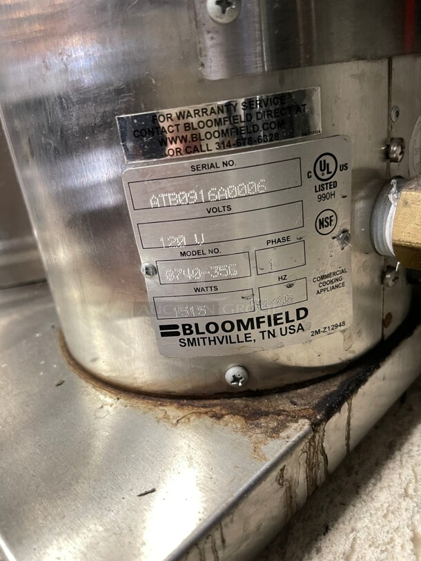 Working! Bloomfield 8740-35G 3 and 5 Gallon Iced Tea Brewer 120 Volt NSF Tested and Working!  - Image 7 of 7