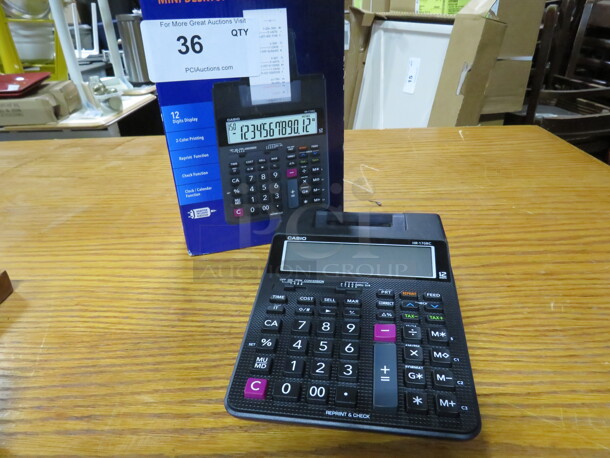 One Casio Calculator. #HR-170RC.